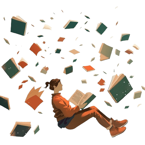 Picture of an author using digital platforms for self-publishing tasks, including editing, marketing, and selling books.